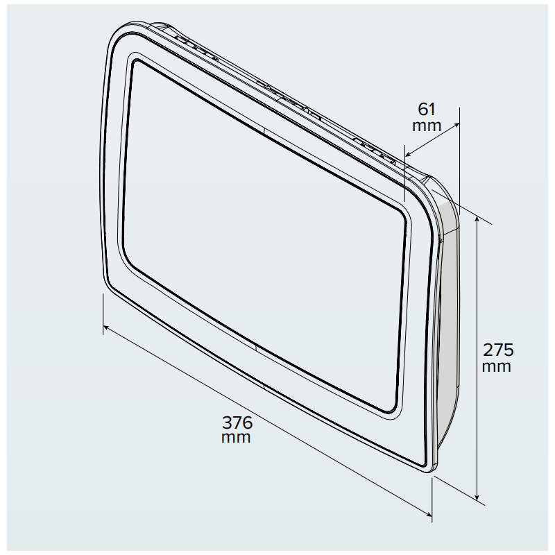 Dimensioni unità interna Light Box