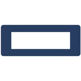 Placca 7 moduli Blue tecnopolimero serie MatixGo BTICINO JA4807TB