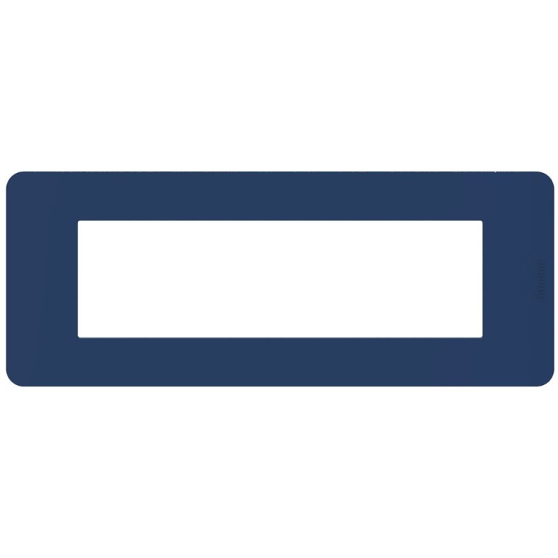 Placca 7 moduli Blue tecnopolimero serie MatixGo BTICINO JA4807TB