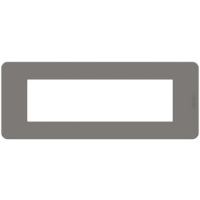 Placca 7 moduli Tortora tecnopolimero serie MatixGo BTICINO JA4807TD