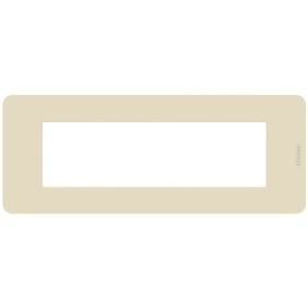 Placca 7 moduli Ivory Avorio tecnopolimero MatixGo BTICINO JA4807TI