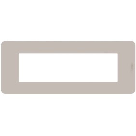 Placca 7 moduli Sand Sabbia tecnopolimero MatixGo BTICINO JA4807TS