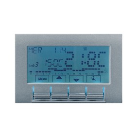 Cronotermostato con display retroilluminato Allumia Ave 443CRT3