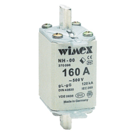 Fusibile NH 2 per protezione di motori e trasformatori 315A GG Wimex 5502315