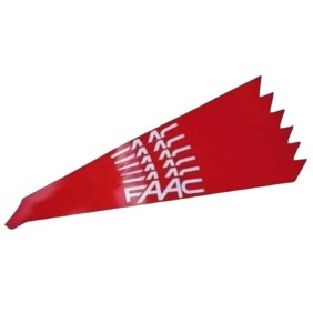 Kit 6 adesivi catarifrangenti a visibilità notturna per aste FAAC 490117