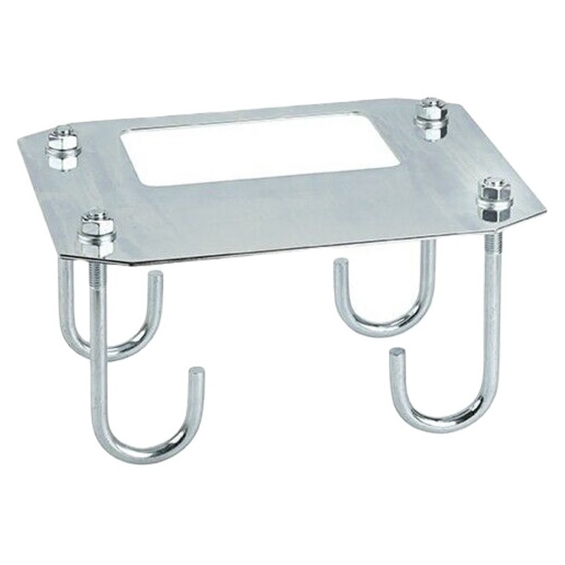 Piastra di fondo in metallo 4 tiranti per corpo barriera B614 FAAC 490183