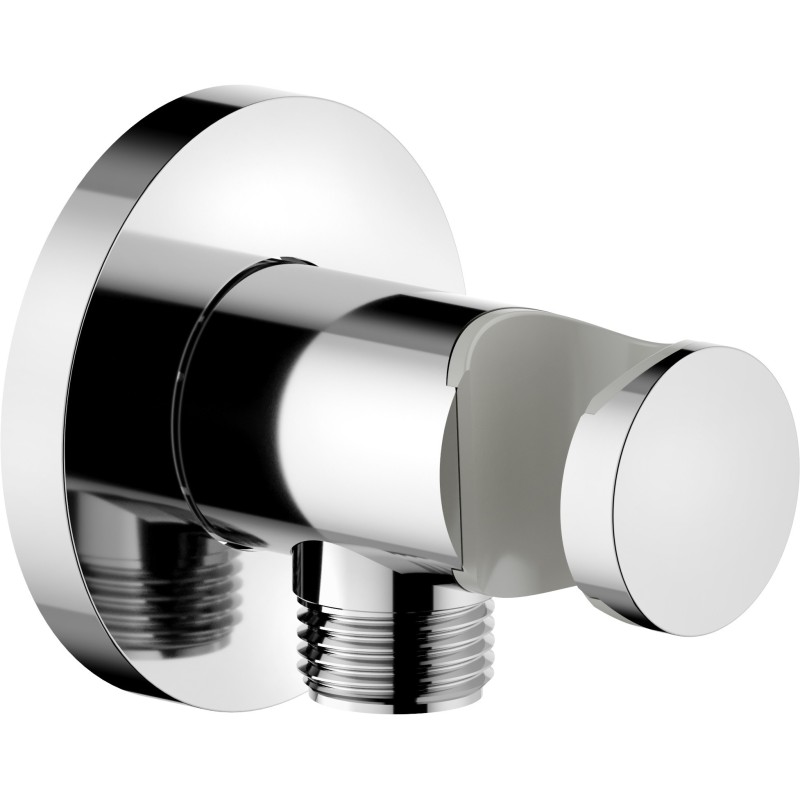 Supporto doccetta fisso rivestito in teflon Nobili Carlo AD150/17CR