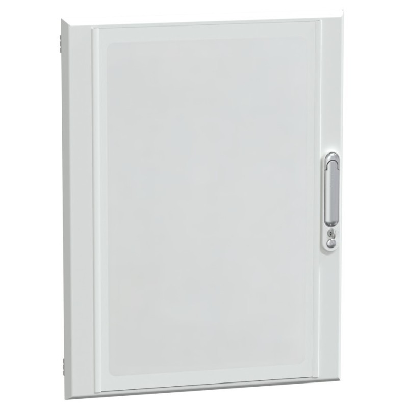 Porta trasparente con bordo Bianco e maniglia 780x600x36mm serie PirsmaSeT G SCHNEIDER LVS081355