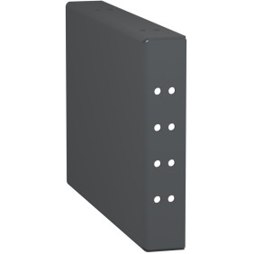 Tassello laterale Grigio per zoccolo 600x150mm per armadi serie PrismaSeT G SCHNEIDER LVS08392