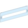 Piastra frontale Bianca in acciaio 500x150mm 24 moduli per guida DIN PrismaSeT G SCHNEIDER LVS03203