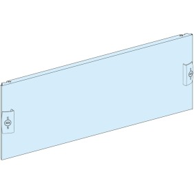 Piastra frontale piena in acciaio Bianca 500x250mm 5 moduli verticali PrismaSeT G SCHNEIDER LVS03805