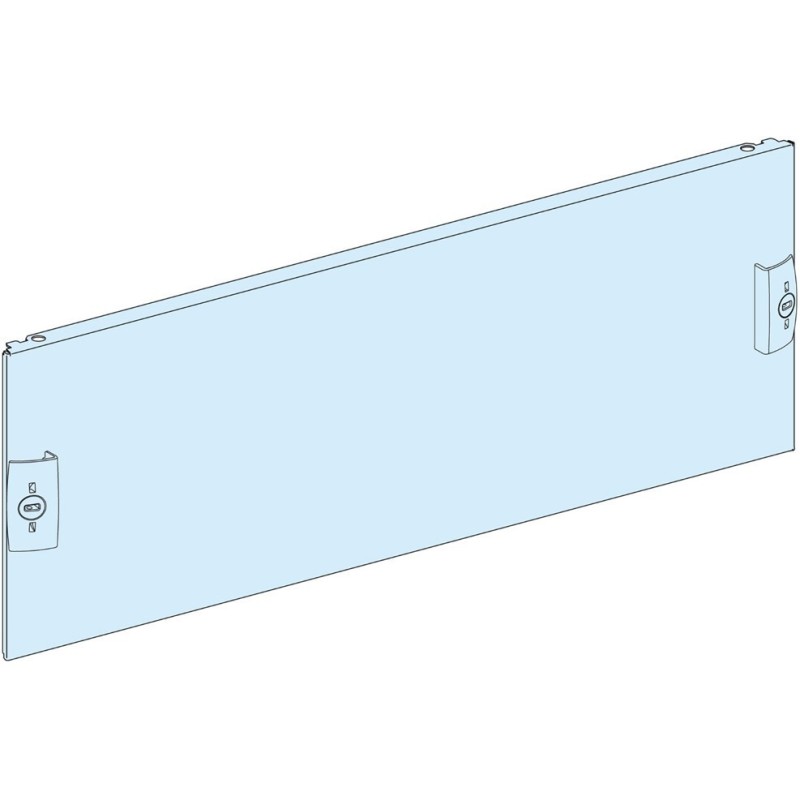 Piastra frontale piena in acciaio Bianca 500x250mm 5 moduli verticali PrismaSeT G SCHNEIDER LVS03805