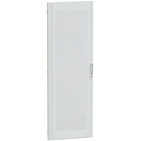 Porta trasparente con bordo Bianco e maniglia 2000x650mm per quadri serie PrismaSeT P SCHNEIDER LVS08546