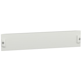Piastra frontale piena in acciaio Bianca 500x100mm 2 moduli verticali PrismaSeT G P SCHNEIDER LVS03802