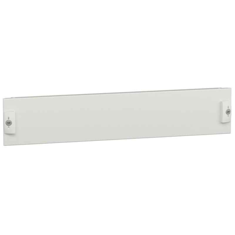 Piastra frontale piena in acciaio Bianca 500x100mm 2 moduli verticali PrismaSeT G P SCHNEIDER LVS03802