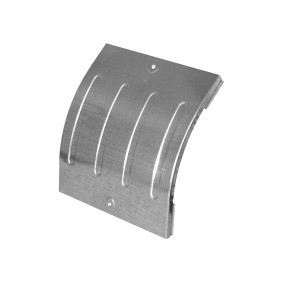 Copertura curva in discesa con angolo a 45 gradi 400x15mm Sati 1050507