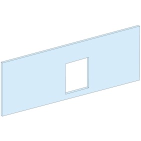Piastra frontale Bianca per installazione orizzontale NSX100/250 H fisso PrismaSeT G SCHNEIDER LVS03232