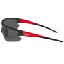 Occhiali di sicurezza anti graffio e anti appannamento lenti scure peso 25gr MILWAUKEE 4932478764 lato