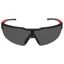 Occhiali di sicurezza anti graffio e anti appannamento lenti scure peso 25gr MILWAUKEE 4932478764 frontale