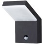 Applique in alluminio Nera LED 4000K IP54 18W 220-240V AC con sensore Neo XL Sensor BENEITO 3889