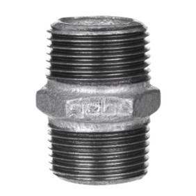 Nipplo in ghisa zincata 2" Maschio Maschio GEBO 280-9G