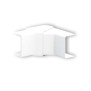 Angolo interno variabile 400x180mm Bianco Arnocanali KI1840V.3