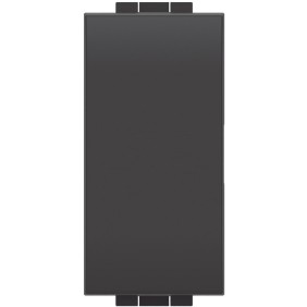 Doppio pulsante 10A 230V Antracite BTicino Living international L4036N