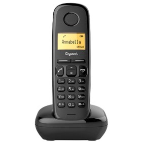 Telefono cordless Nero Gigaset A170 con display retroilluminato GIGASET 531812111