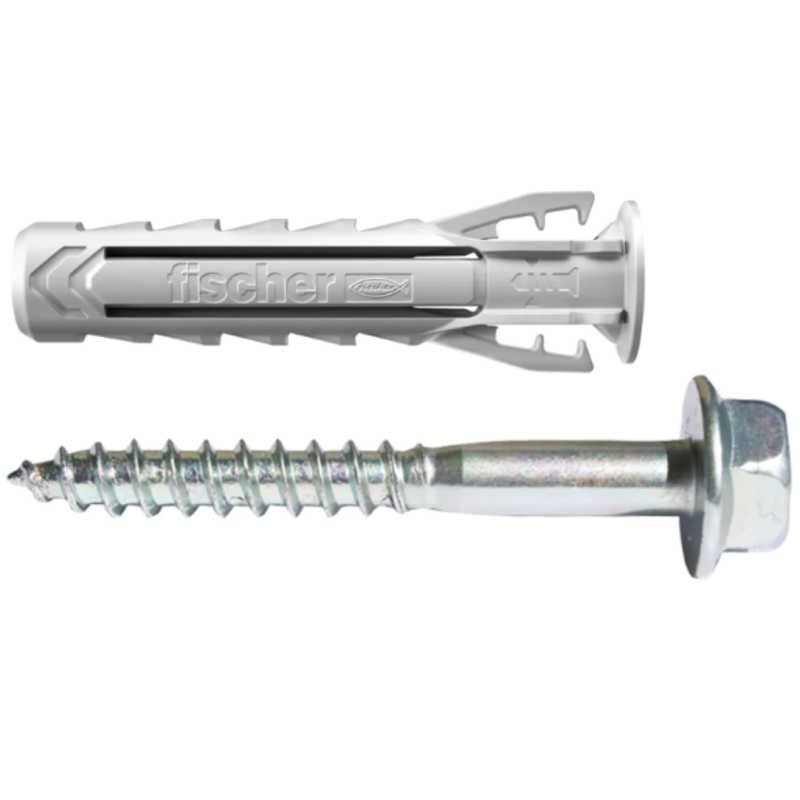 Tassello espandibile con alette e vite SX Plus BM 10x50mm 100 pezzi FISCHER 00567625