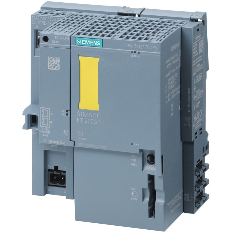 Cpu Simatic 1510SP F-1 PN 24Vdc interfaccia PROFINET Siemens 6ES75101SK030AB0