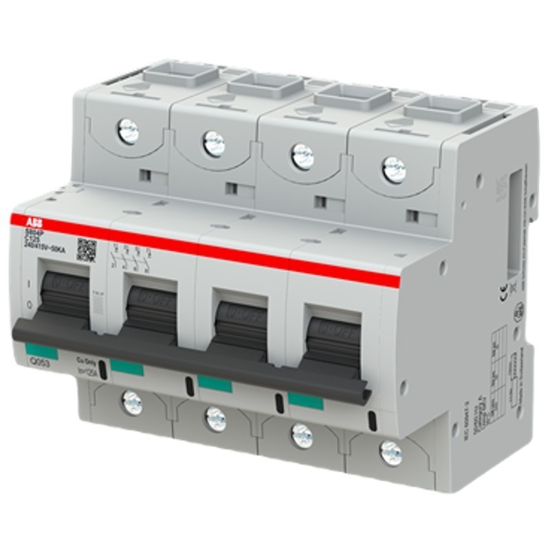 Interruttore magnetotermico alte prestazioni 125A 4P 50kA S804P-C125 ABB S804PC125 Lato