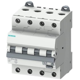 Interruttore magnetotermico differenziale A Sentron 6kA 4P 300mA 10A SIEMENS 5SU16467FP10
