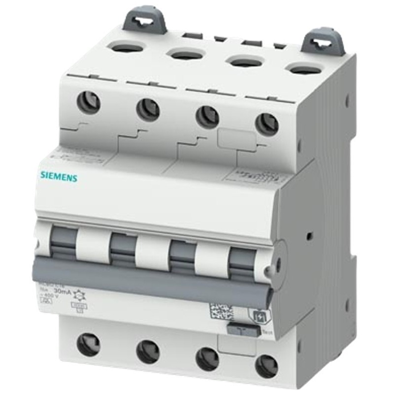 Interruttore magnetotermico differenziale A Sentron 6kA 4P 300mA 25A SIEMENS 5SU16467FP25