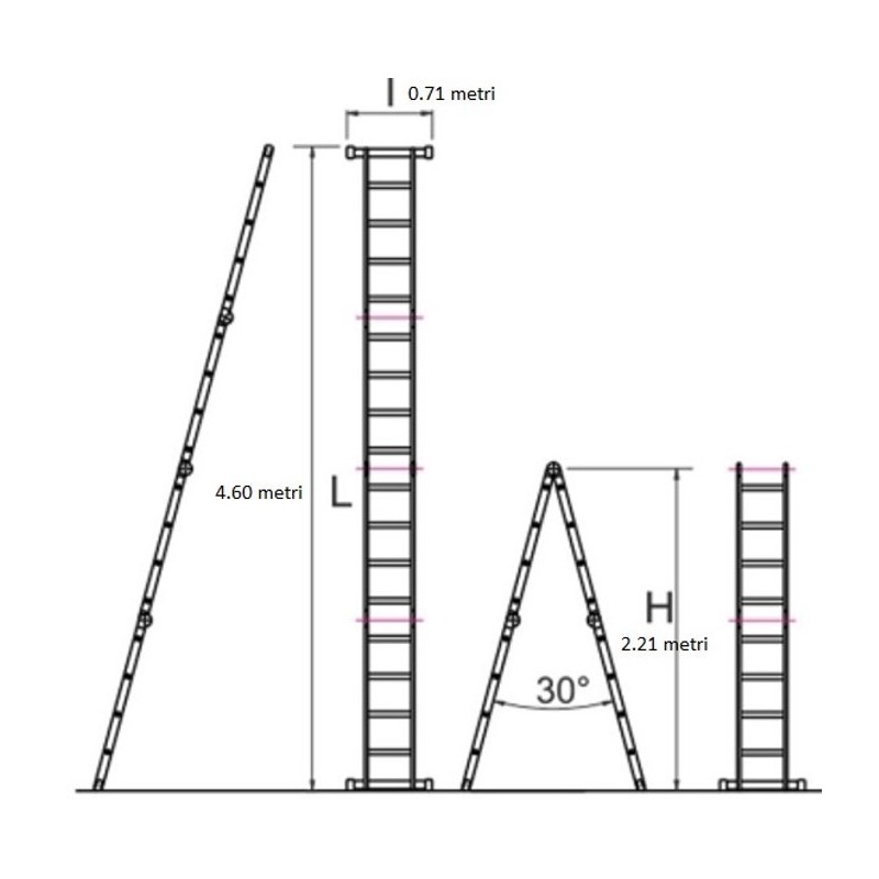 Frigerio 3040-04 Dimensioni
