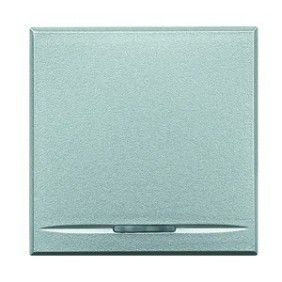 Copritasto 1 funzione 2 moduli chiaro  Bticino Axolute HC4915/2