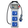 Quadro ASC 3 prese P40+emergenza 2P+T 230V 16A IP67 Master 24ASC1030-PE