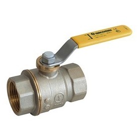 Valvola a sfera Femmina-Femmina 3/4" per gas con leva Giacomini R730GAX004