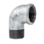 Gomito a 90 gradi in ghisa con attacchi 1" Maschio e Femmina GEBO 92-6G