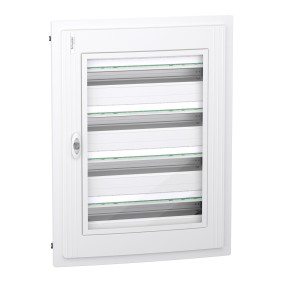 Centralino ad incasso 96 moduli disposti su 4 file Bianco Schneider LVSXH424