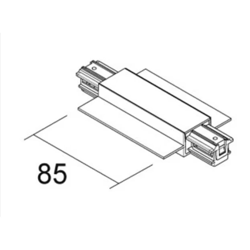 Alimentazione centrale per binario 48Vdc Nero Ivela 6481-00-30