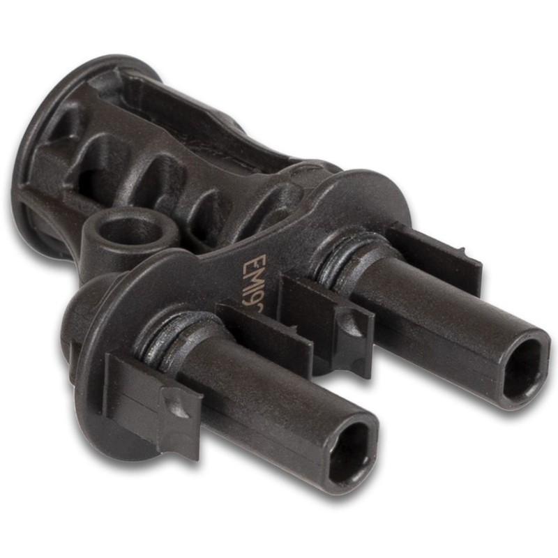 Connettore Nero a Y per fotovoltaico 1 Maschio + 2 Femmine FMC4 10 pezzi FANTON A99943