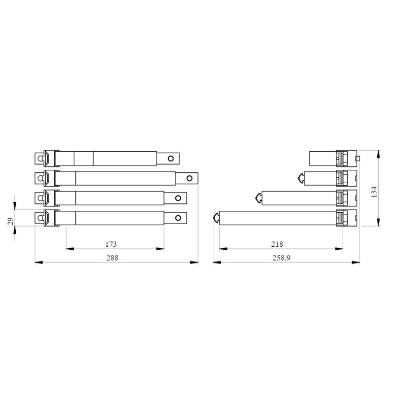 Riferimento dimensioni LVS04424