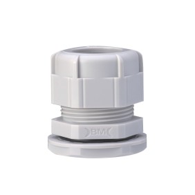 Pressacavi in nylon Grigio con dado passo PG 42 IP68 cavo 32-38mm 5 pezzi BM 4742