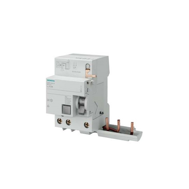 Blocco differenziale puro tripolare 63A 30mA AC Siemens 5SM23360
