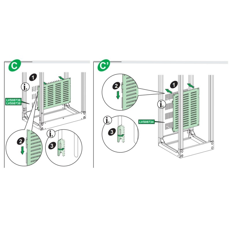 Istruzioni di montaggio Kit di guarnizioni Schneider LVS08711