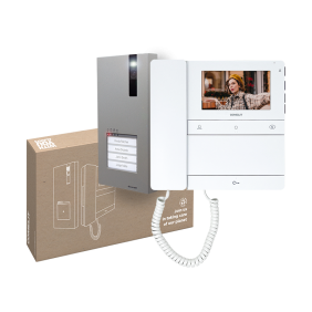 Kit monofamiliare con pulsantiera e videocitofono Comelit PL8461M