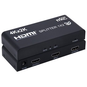 Divisore HDMI 4K 30Hz 1 ingresso e 2 uscite con alimentatore MKC 149029709