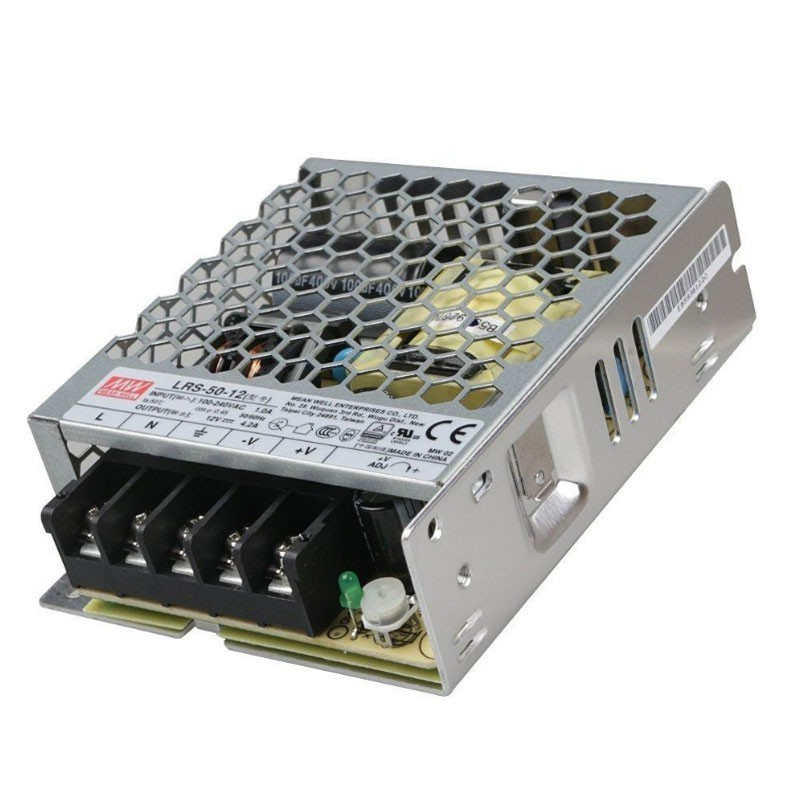 Alimentatore switching per Led LRS50-12 50W 12V Mean Well 530136982