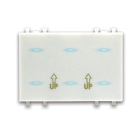 Comando multi touch da 1 a 6 canali 3 moduli Smart44 Ave Touch 442ABTC6