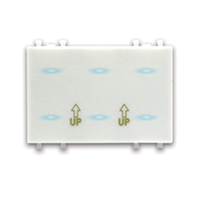 Comando multi touch da 1 a 6 canali 3 moduli Smart44 Ave Touch 442ABTC6